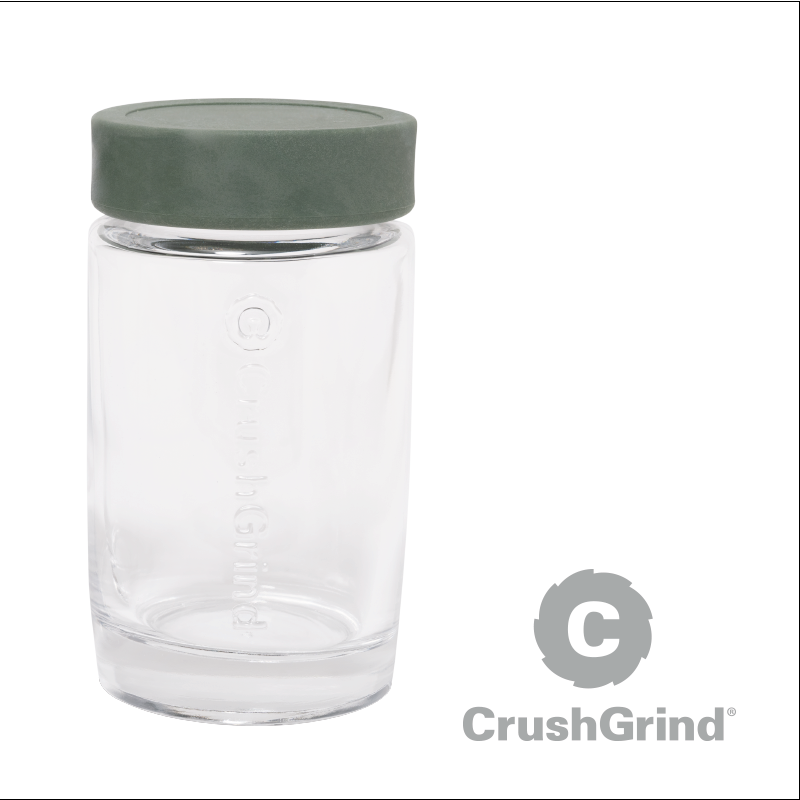 CrushGrind© Vaasa voorraadpotje - groen